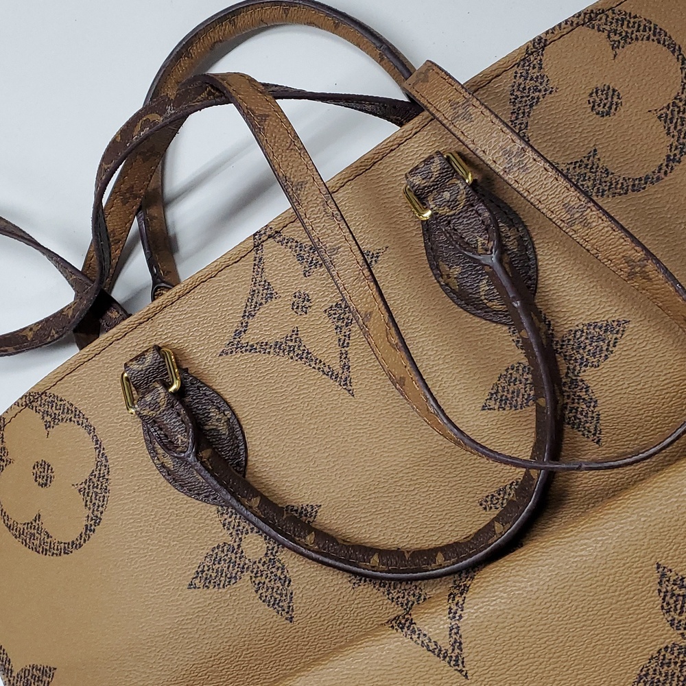 Dup! BRAND NEW Louis Vuitton Monogram Brown and Gold Handbag - Picture 5 of 8